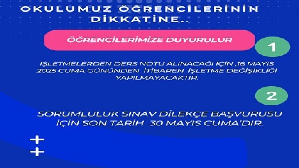 SORUMLUK SINAV BAŞVURUSU